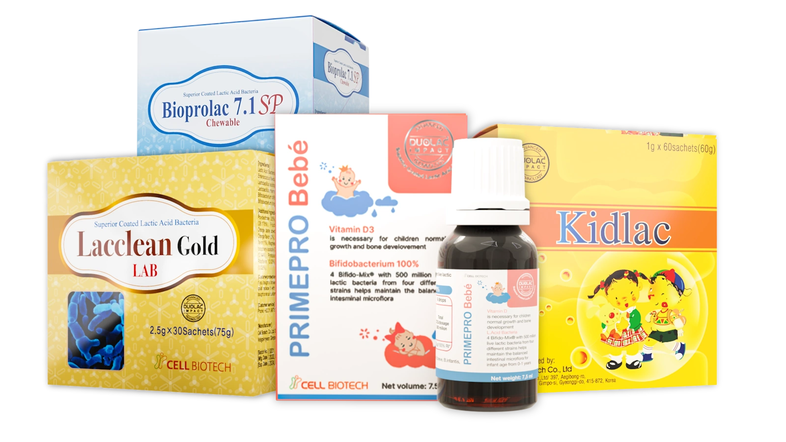 Các sản phẩm men vi sinh bao kép thế hệ 4 của Oriphamed