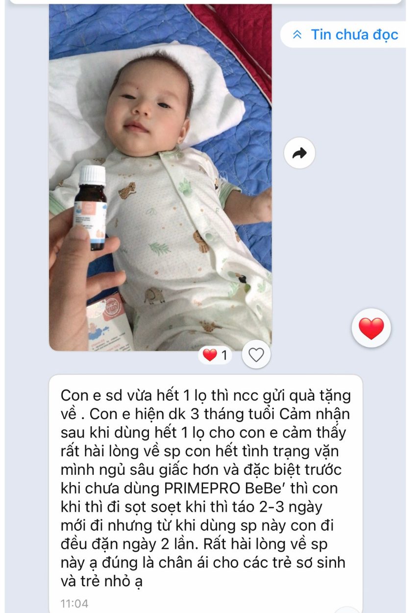 Feedback Primepro Bebé